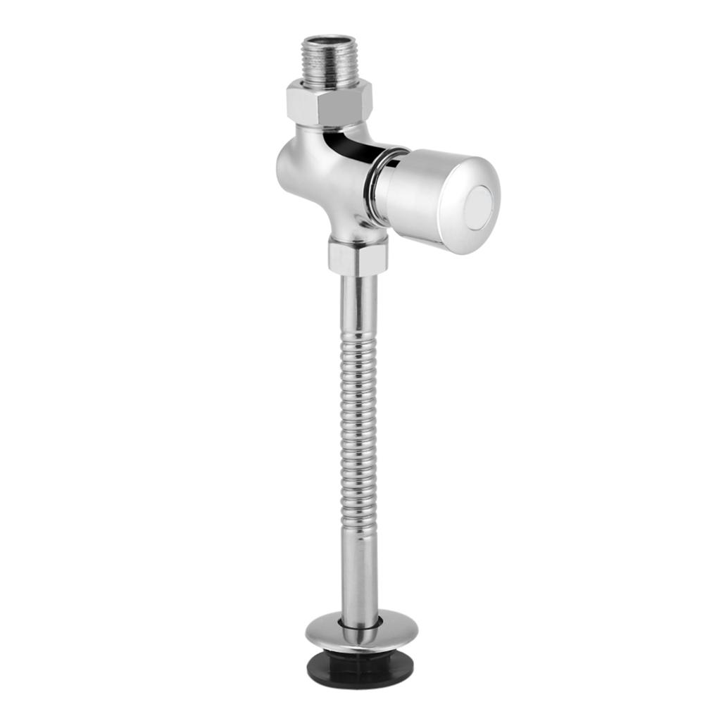Urinal flush valve, zinc alloy toilet urinal flush valve mand assembly with 0.8 MPa manual manual automatic flush valve for toilets, supermarkets, hot