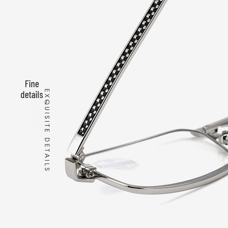 High-Definition Folding Reading Glasses - Metal Alloy Full-Frame, Anti-Fatigue Goggles, Easy To Carry