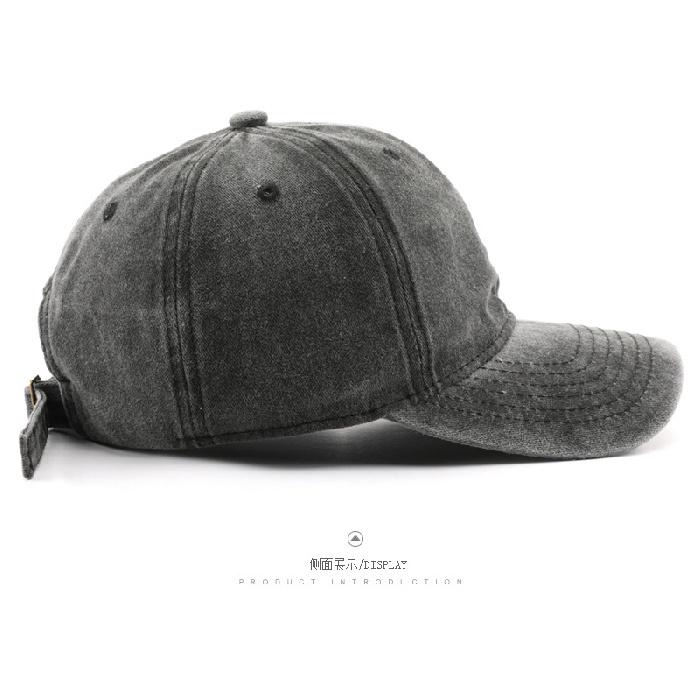 Women's washed and embroidered baseball cap, suitable for outdoor activities, providing sun protection and shade
