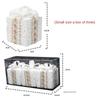 Lace Gift Box Christmas Tree Ornament Plastic DIY Crafts Painted Christmas Gifts Boxes Pendant Hanging Ornament New Year