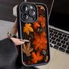 Модный осенний чехол для телефона с рисунком кленовых листьев для Samsung Galaxy S25 S24 S23 S22 S21 S20 FE Plus Ultra A15 A35 A54 A55