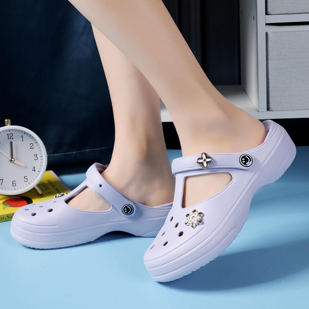 Модные шлепанцы с каблуком, детская обувь, лето 2024, домашние женские тапочки и сандалии, мягкие, удобные, элегантные, Eva, дизайнер Y