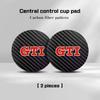 Car Coaster Water Cup Mat Anti-slip Pad Accessories for VW Volkswagen R GTI Golf 6 7 8 MK8 ID.3 4 Polo Tiguan Passat B5 Touareg