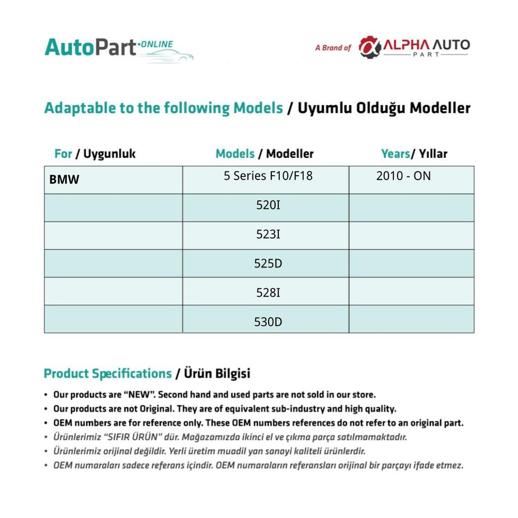 Электрический двигатель ручного тормоза для BMW 5 серии F10, F18 (520i, 523i, 525d)