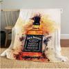 Jack Daniel's Sparkle Plush Blanket Soft Comfortable All Seasons blanket Sofa Office Naps blanket Outdoor Travel throw Perfect Gift