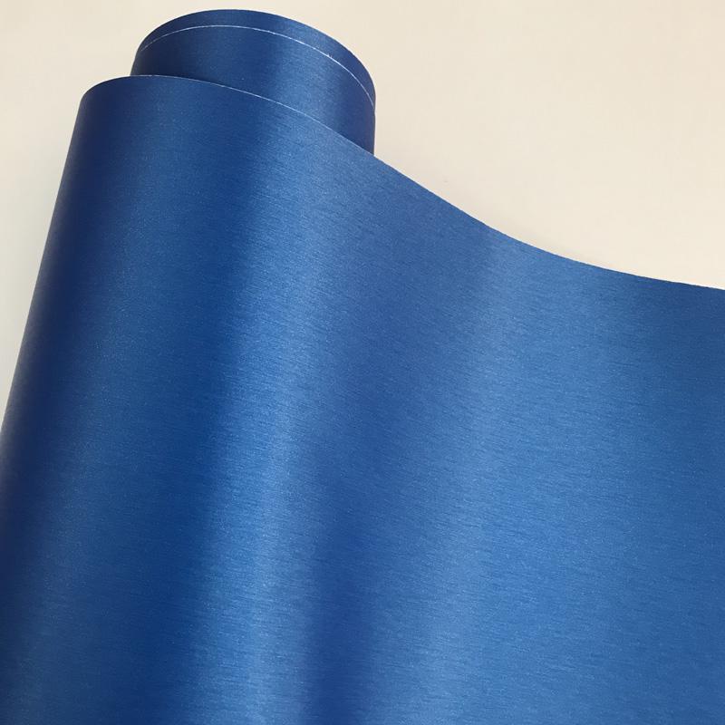 50cmx300cm Silver Brushed Aluminum Vinyl Wrap With Air Release Bubble Free Car Motorbike Sticker