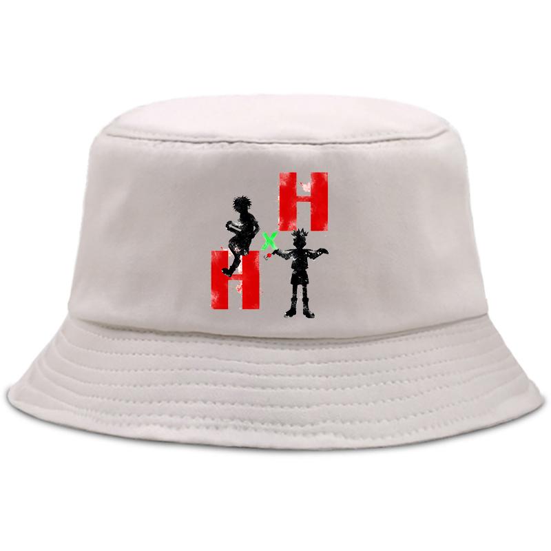 90-е годы японского аниме Hunter X Hunter шляпа женская унисекс панама-ведро дизайн плоский козырек рыбацкая шляпа Hunter X Hunter аниме