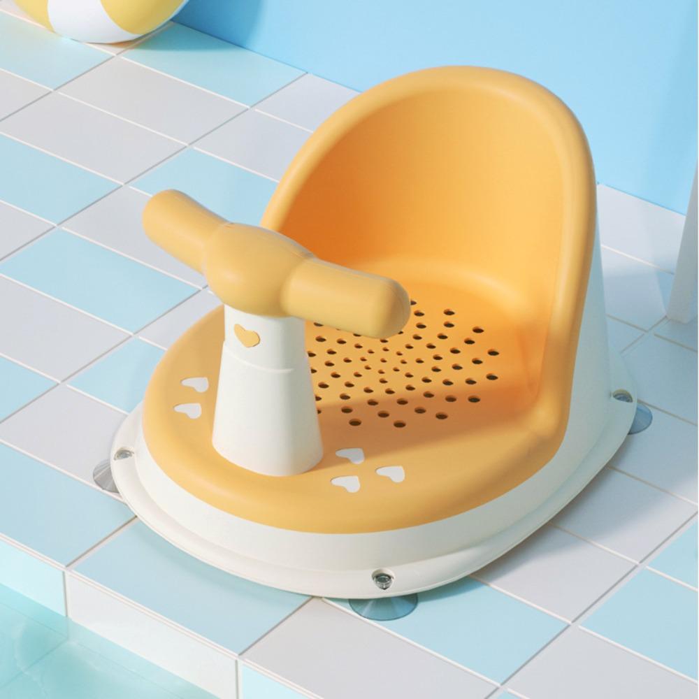 Antiskid Non Slip Bath Stool PP+TPE Bathing Chair New Bathtub Seat  Baby Play