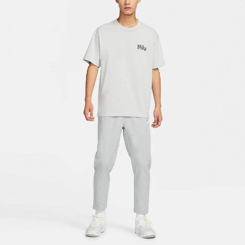 Nike Спортивные брюки Club Woven Tapered Knit, мужские, светло-дымчато-серые, DX0625-077