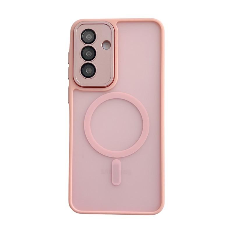 For Samsung Galaxy A25 5G (Global) (161mm) Magnetic Back Cover WANLONFENG QB1 Series PC TPU Shockproof Phone Case