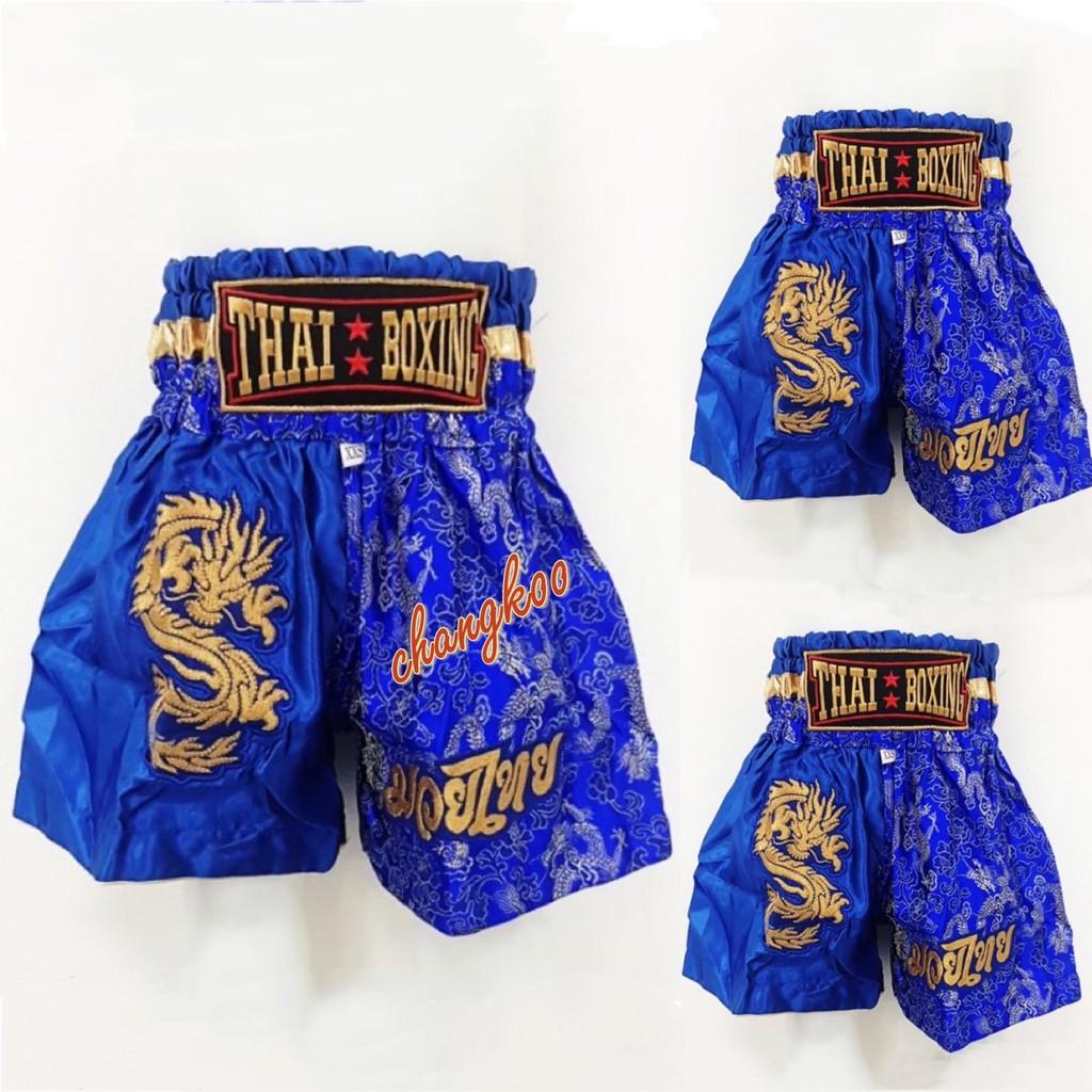 Детские шорты для бокса, Муай Тай, кикбоксинга, ММА, эластичные запястья, атласные для тренировок по боевым искусствам 3