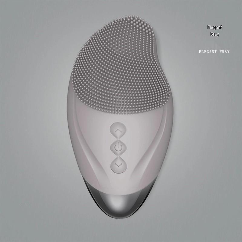 Силиконовая звуковая щетка для очищения и массажа лица