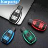New Design Leather TPU Car Key Case Cover Shell Fob For Mercedes Benz A B C E S Class W204 W205 W212 W213 W176 GLC CLA AMG W177