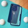 Protective Case - BOOLING - for iPhone 12 - Reinforced - 360° Full - Navy Blue