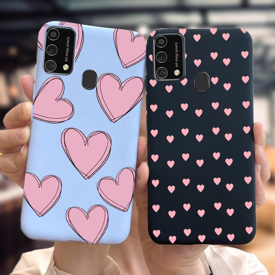 Чехол для Samsung Galaxy M31 M21s 2020 Парный Чехол для телефона с Сердечком Любви Для Samsung M31 Prime SM-M315F M 31 M 21s Мягкий Чехол 6,4 дюйма