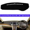 Автомобильный коврик на панель приборов Dash Mat Ковровая накидка для Hyundai NF Sonata Sonica 2005 - 2009 LHD RHD Солнцезащитный коврик 2006 2007 2008 Антисолнечный