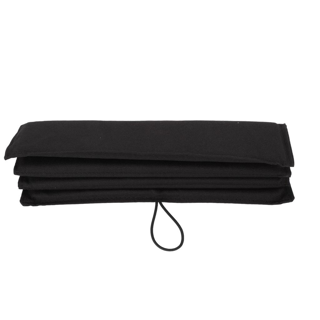 Черный портативный водонепроницаемый коврик для пикника, утолщенная складная небольшая подушка для кемпинга на открытом воздухе