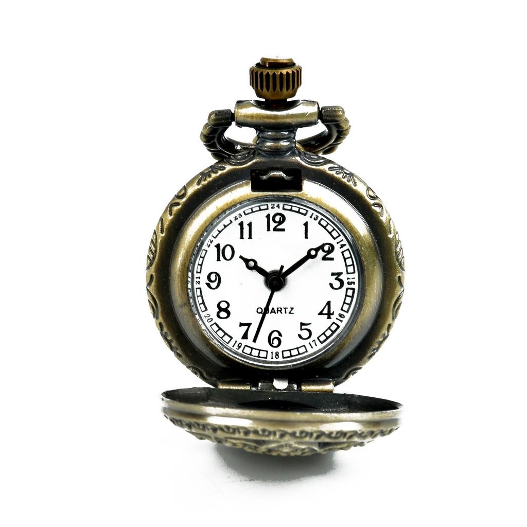 Hot Fashion Vintage Retro Quartz Pocket Watch Pendant Chain Necklace ( Watch For Women )