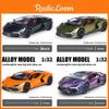 132 Car Alloy Model Metal Racing Cars Vehicles Toy With Sound Light