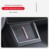 Декоративная полоса-рамка для беспроводной зарядки Tesla Model 3/Y: Модификация интерьера под хром с защитой от царапин