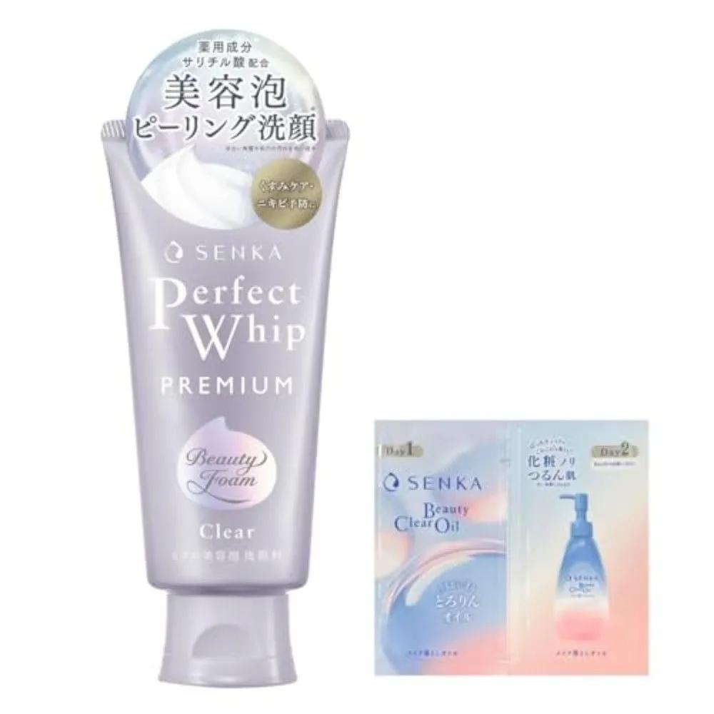 Senka Premium Perfect Whip Clear 120g 4-Pack Set