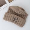 Новые женские зимние шапки, модные теплые Kpop Steetwear, шапка-бини, женские повседневные зимние вязаные шапки с прозрачной этикеткой