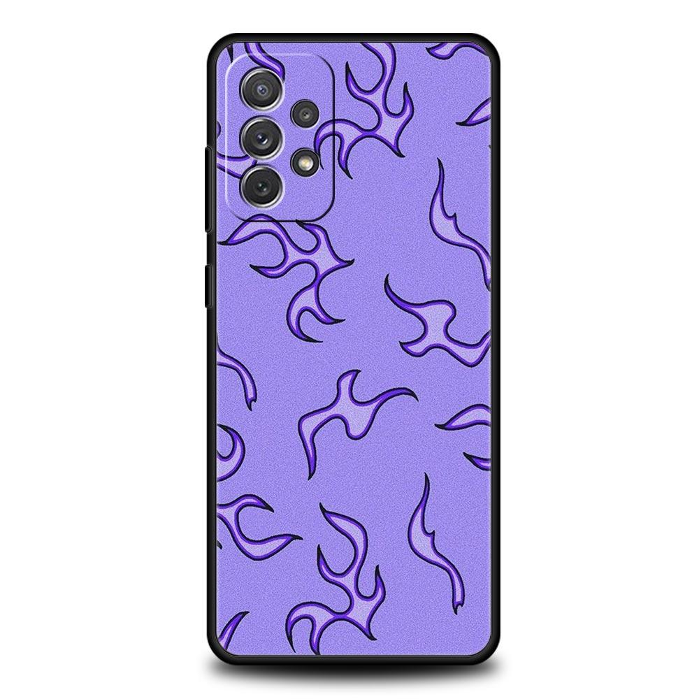 Бесконечность на Фиолетовом Чехле Для Samsung Galaxy A13 A51 A71 A41 A31 A21S A11 A01 A03S A12 A32 A52 A22 A23 A33 A53 A73 5G