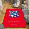 Heerenveen Flannel Printed Carpet, Home Sofa Decoration for Living Room & Bedroom, Non‑Slip Play Flannel Floor Mat for Game Room