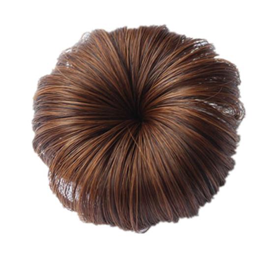 Talos Kids Girls Hair Bun Наращивание парика Волнистые вьющиеся грязные пончики-шиньоны