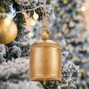 Rustic Bell Christmas Ornament Vintage Metal Decorative Bell Large Hanging Cow Bell Decoration for Mantel Table Centerpiece Winter Tree Garland Decor