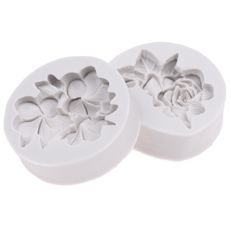 Силиконовая форма в форме цветка Diy Gardenia Plumeria Rubra Форма для мыла и помадки для торта