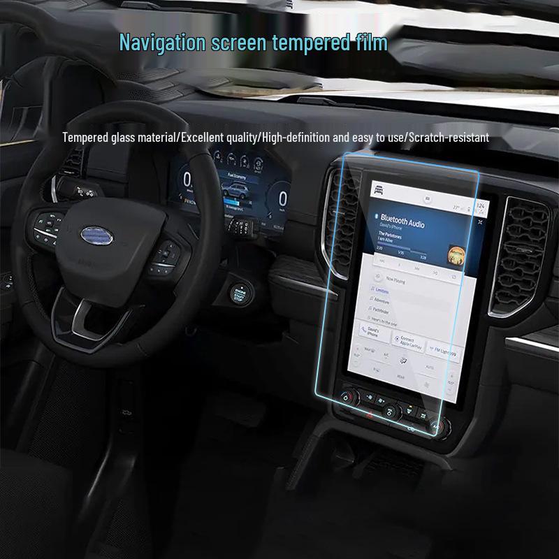 Ford Everest 2024 10" Console Navigation Tempered Glass Film