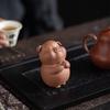 Керамическая фигурка-питомец 'Свинья' по знаку зодиака Настольное украшение Zen Аксессуар для чайного набора Креативный декор для дома Подарок для любителей чая Комната для медитации