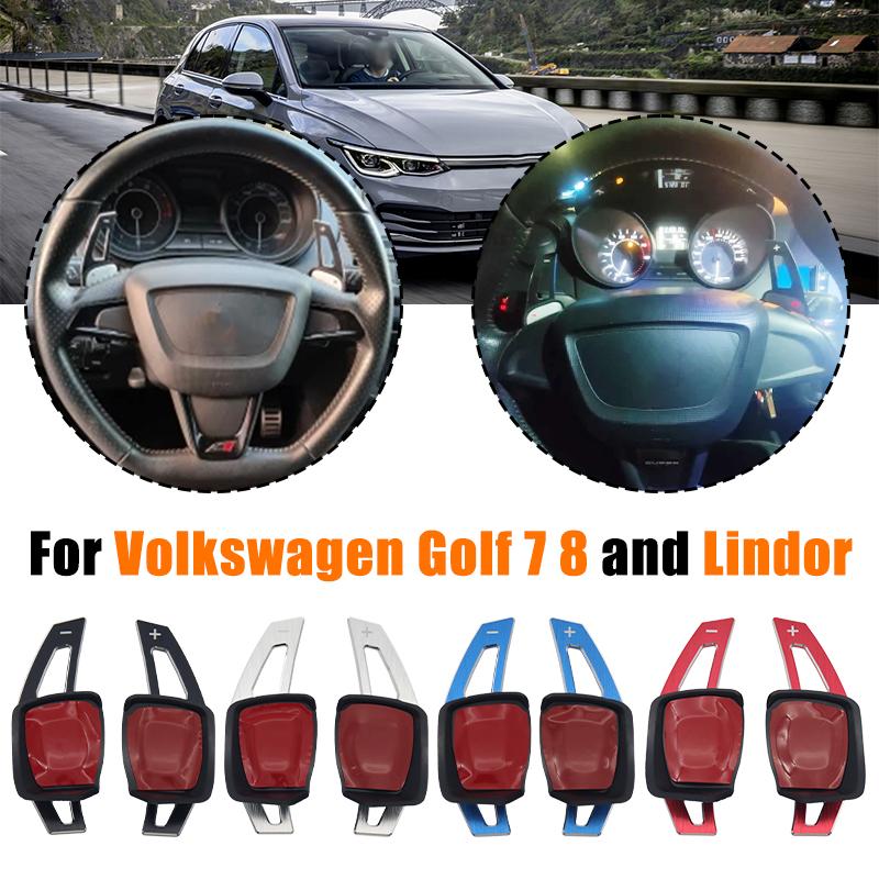 Для Volkswagen VW Golf 7 MK7 GOLF 8 MK8 Rline GTI R 2013-2022 Polo Lingdu Shift Paddle Car Steering Wheel DSG Shifter Extension