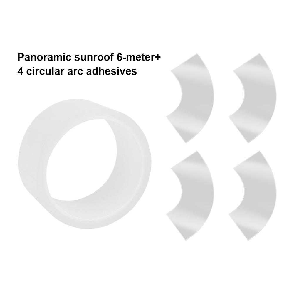 Universal Car Sunroof Edge Waterproof Sealing Strip, Transparent, Noise Reducing, High Temperature Resistant Sunroof Sealing Kit