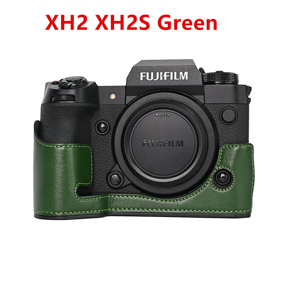 PU Leather Camera Half Case for Fujifilm Fuji XT50 XT30 XT30II XT20 XT10 XT5 XS10 XS20 XH2 XH2S X100V Battery Opening Cover