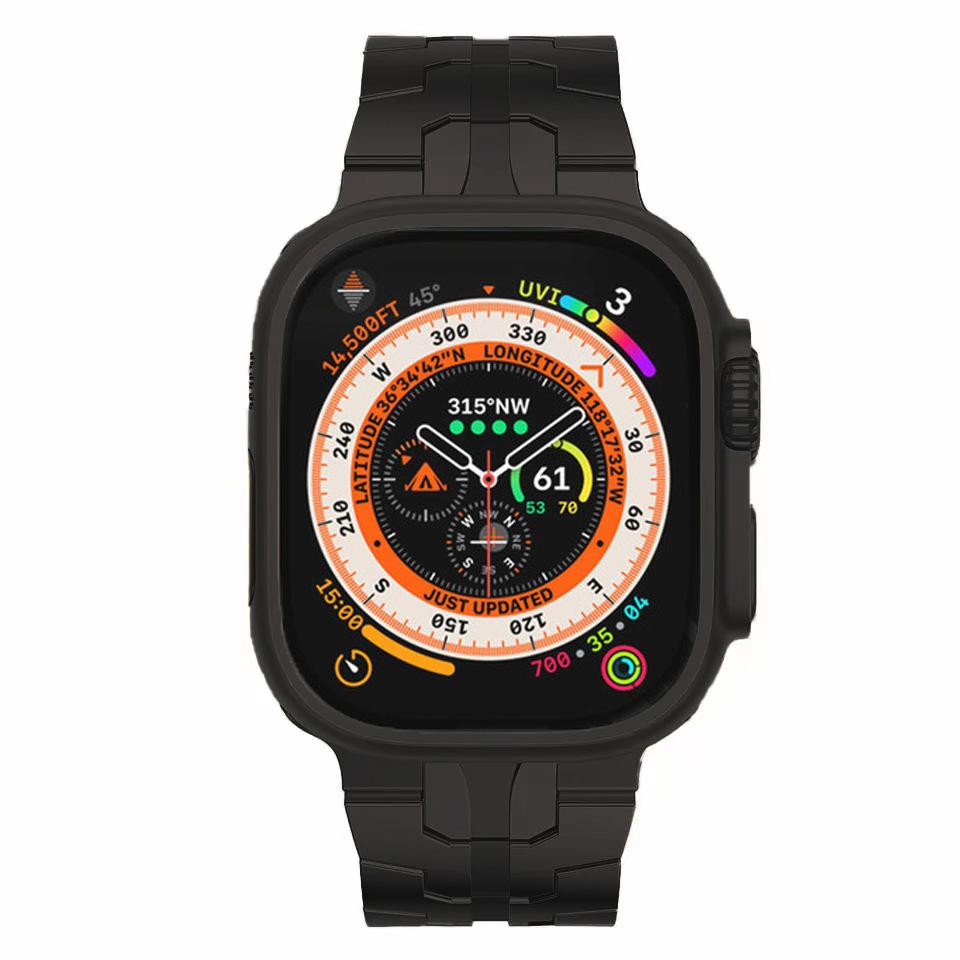 Ремешок для часов, титановый ремешок для Apple Watch 9 Ultra 2, 49 мм, серия 9, 45 мм, 41 мм, 44 мм, роскошный металлический ремешок для iWatch 8, 7, 6, 5, 4, 3 SE, 42 мм, 40 мм, 41 мм
