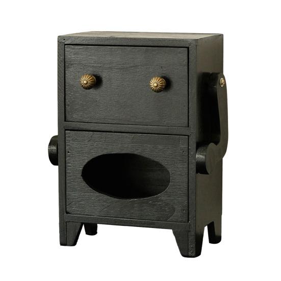 Мини-шкафчик для хранения в форме робота Деревянная шкатулка для украшений Ящик и держатель для салфеток Настольный органайзер для украшений Косметики Туалетного столика Общежития Спальни