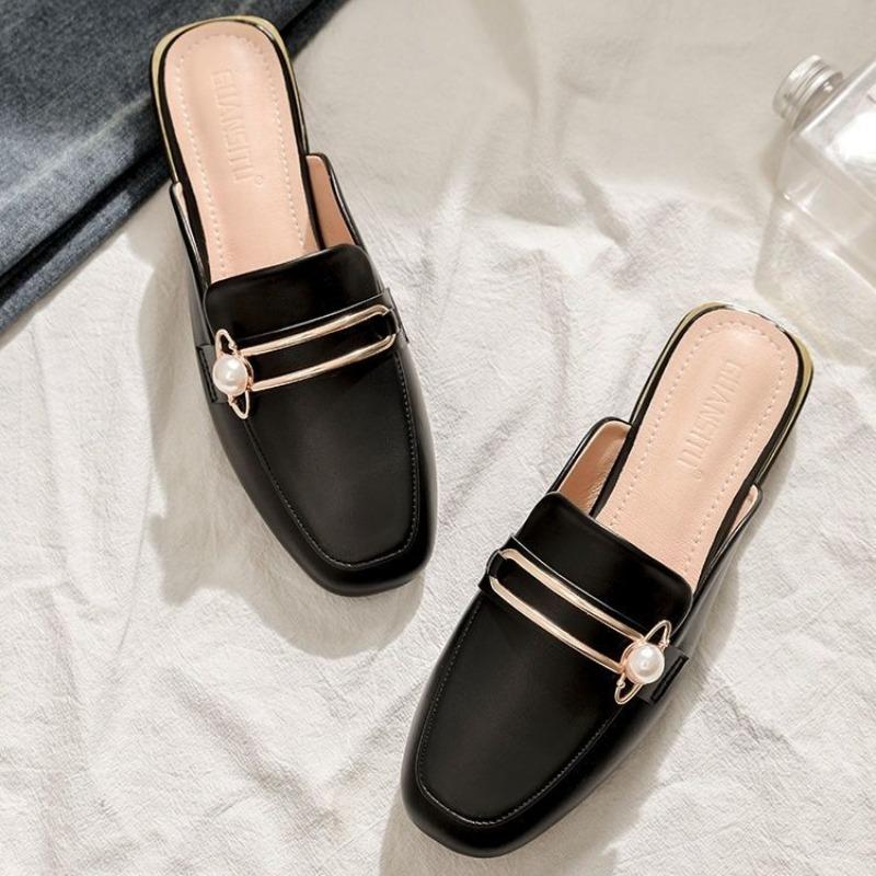 Модные женские тапочки и женские сандалии Мягкая обувь Плоские Сабо Мюли Слайды Молочно-белый Роскошная летняя обувь 2024 Роскошная Ева