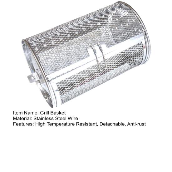 Жареный пищевой многоразовый антикоррозийный гриль-корзина для гриля-барабан для жарки решетка для гриля-гриля