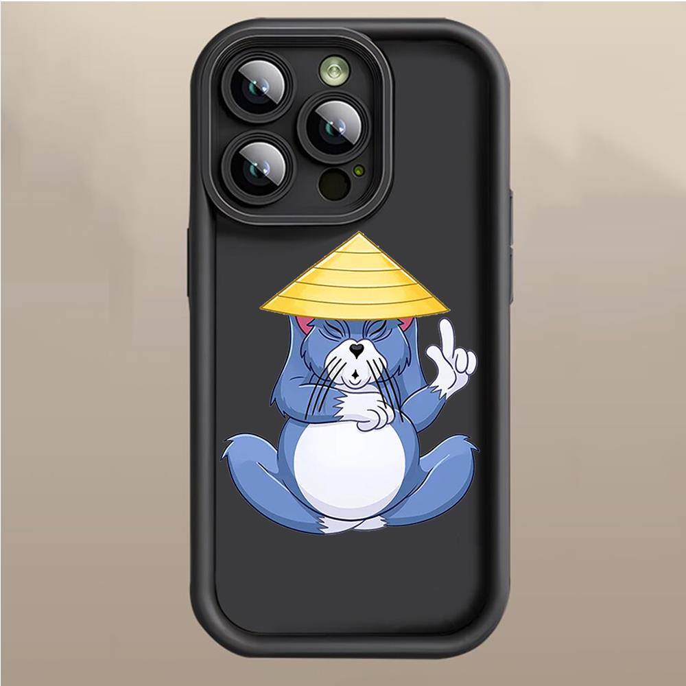 Чехол E-15 Том и Джерри для iPhone 15 14 13 12 8 Plus Samsung S24 S23 Ultra A04S A05S Huawei P40 P50 P60 Nova 11 Pro Max OPPO A17K Reno 10