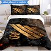 3PCS Athletico Football Club Printed Soft Bedding Set,Including 1pc Duvet Cover And 2pcs Pillowcases Perfect for Bedroom, Dormitory, Fan gift