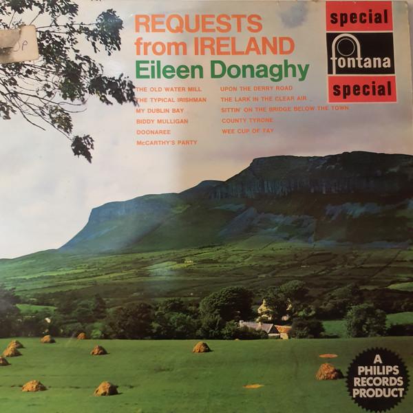 LP Record EILEEN DONAGHY - Requests From Ireland SFL13102 Fontana 1969 UK Folk Used
