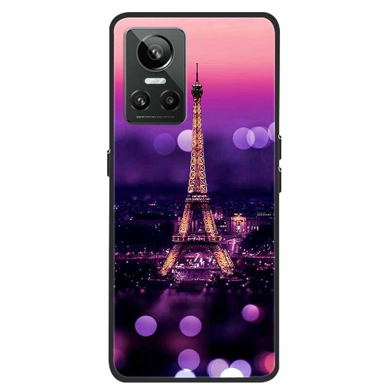 Чехол для телефона Realme GT Neo3 Чехол Черный Силиконовый Мягкая Задняя Крышка Для Телефона Realme GT Neo 3 Чехол-Крышка RealmeGT G T Neo 3 Coque