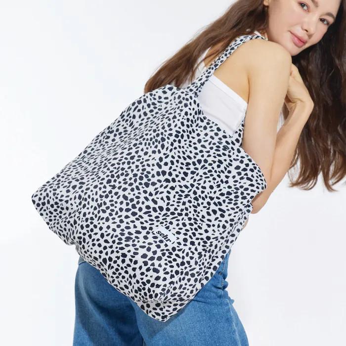 Leopard Marshmallow Big Bag (White)