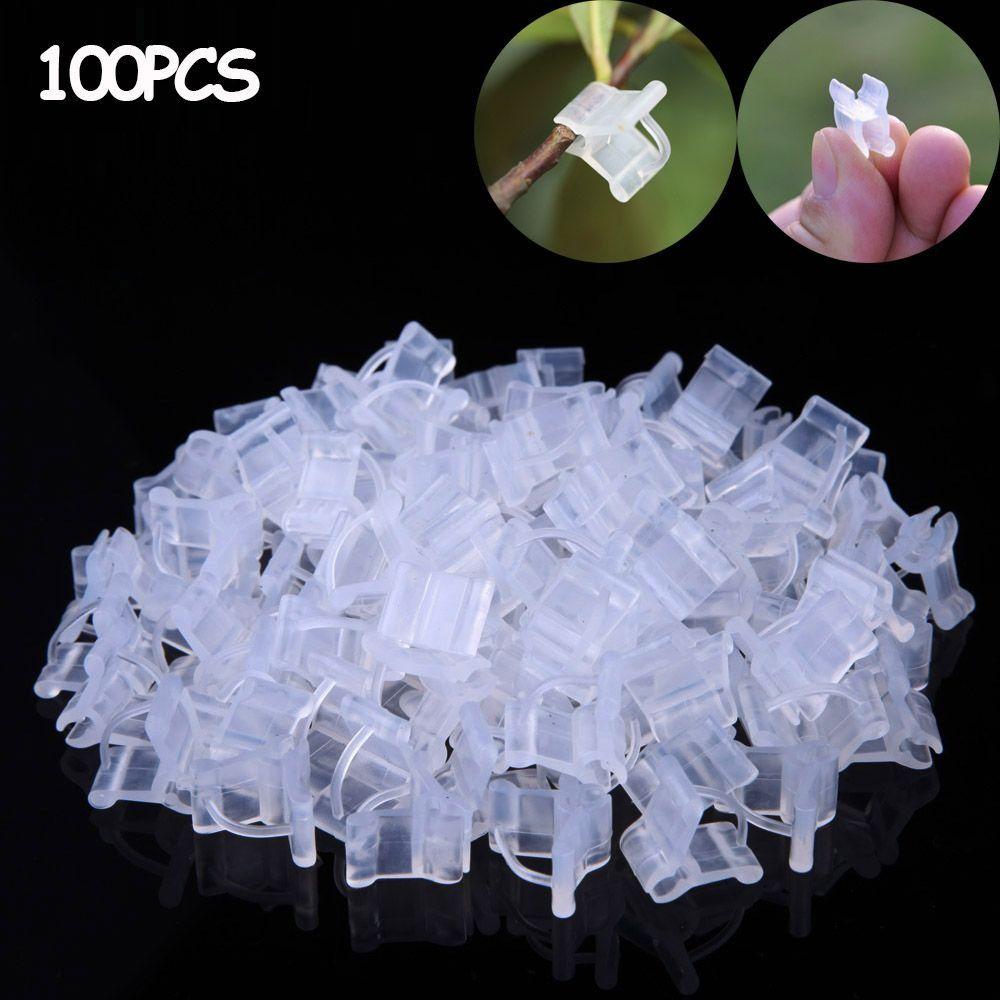 100 шт. инструментов для прививки, зажим для прививки, пластиковый зажим для прививки, новые зажимы для поддержки растений