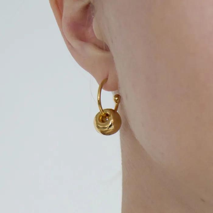 Круглое Отверстие и Формы - Серьга 03 (2colors)