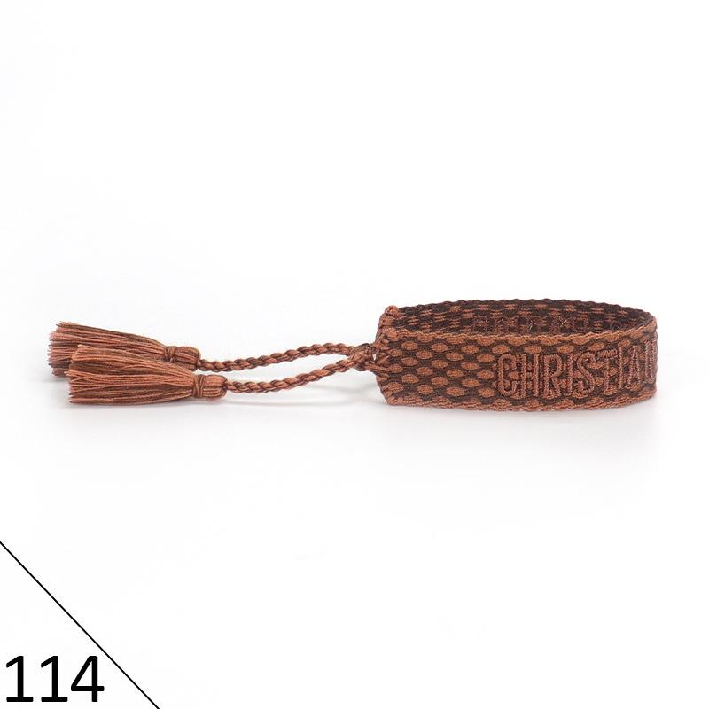 Браслет дружбы ручной работы с вышивкой и кисточками для женщин