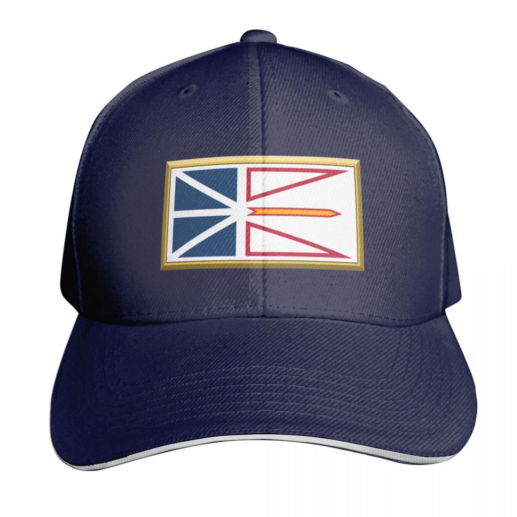 Newfoundland And Labrador Flag Gifts Masks Stickers Products (Gf) Baseball Cap Men Women Casual Summer Sport Sun Cap