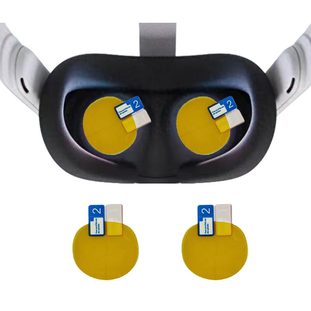 2 шт. Защитная пленка для линз для VR-гарнитуры Meta 3, защитная пленка для экрана линз, пыле- и царапиноустойчивые VR-аксессуары